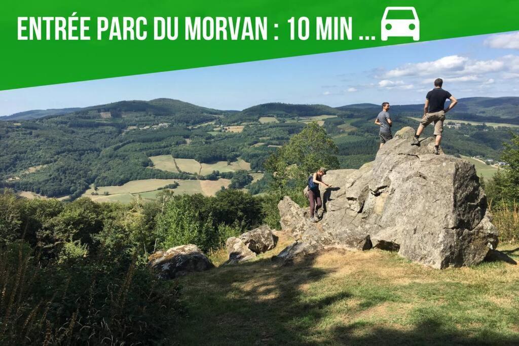 La Fontaine Neuve-Avallon-5 Personnes-1 Chambre-3 Lits-Parking-Wifi מראה חיצוני תמונה